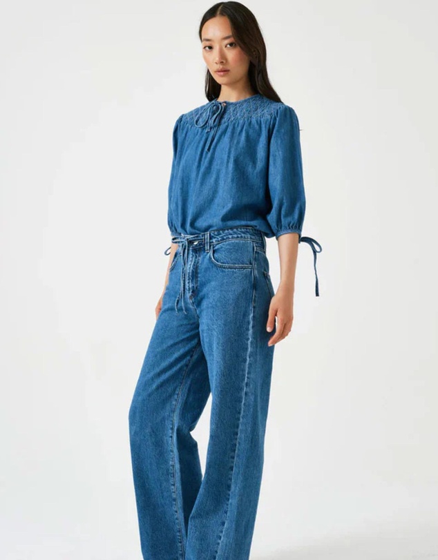 Seventy + Mochi Denim - Clio Short Sleeve