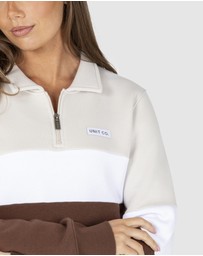 UNIT - UNIT Ladies Coco Half Zip Sweater