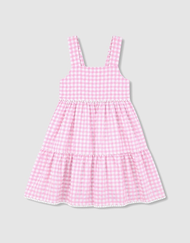 Minihaha - Pink Gingham Sundress - Kids