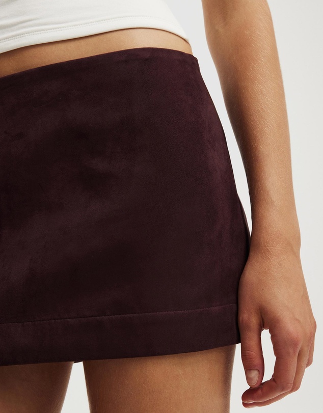 Cotton On - Suede Mini Skirt