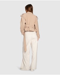 Belle & Bloom - Fast Car Cropped Trench