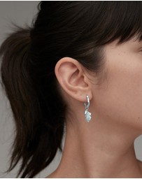 Karen Walker - Acorn & Leaf Mini Hoop Earrings