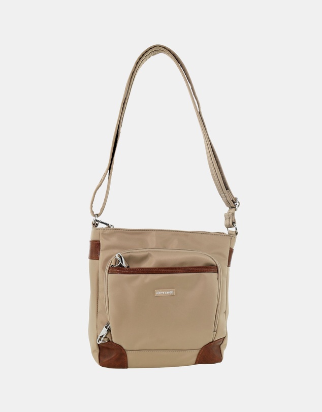 Pierre Cardin - Pierre Cardin Nylon Anti-Theft Cross Body Bag