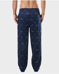 Mitch Dowd - Mens Polar Play Bamboo Flannel Pyjama Pant - Navy