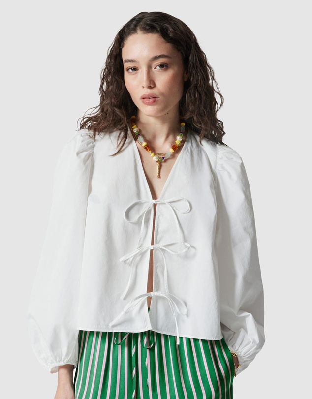 & Other Stories - Tie-Front Blouse