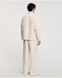 Sandro - Worker Overshirt Linen Jacket