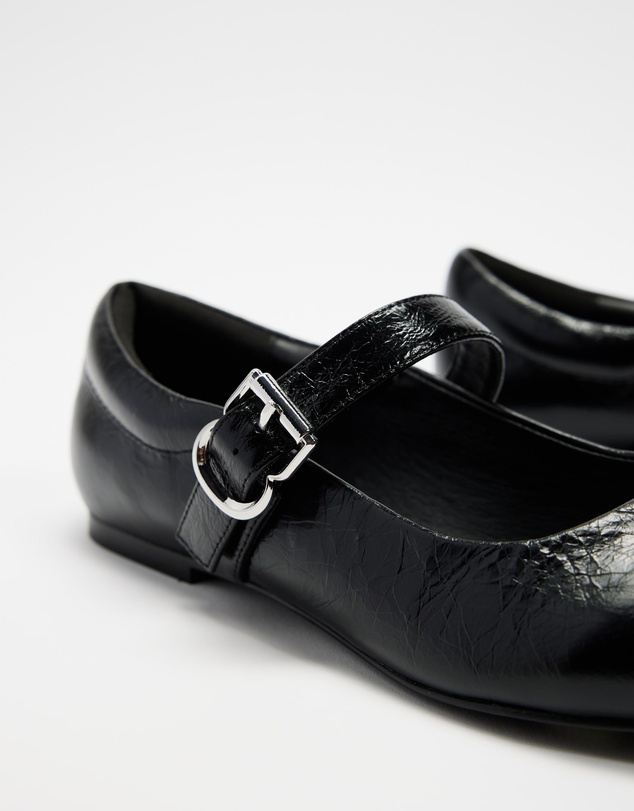 Atmos&Here - Juniper Leather Ballet Flats