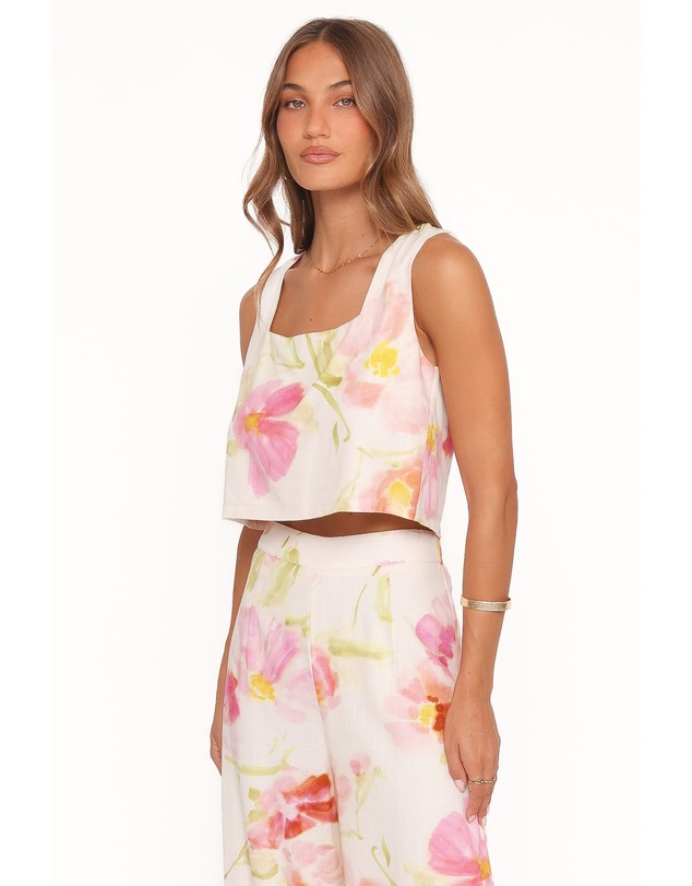 Petal & Pup - Devlin Top - Pink Garden Floral