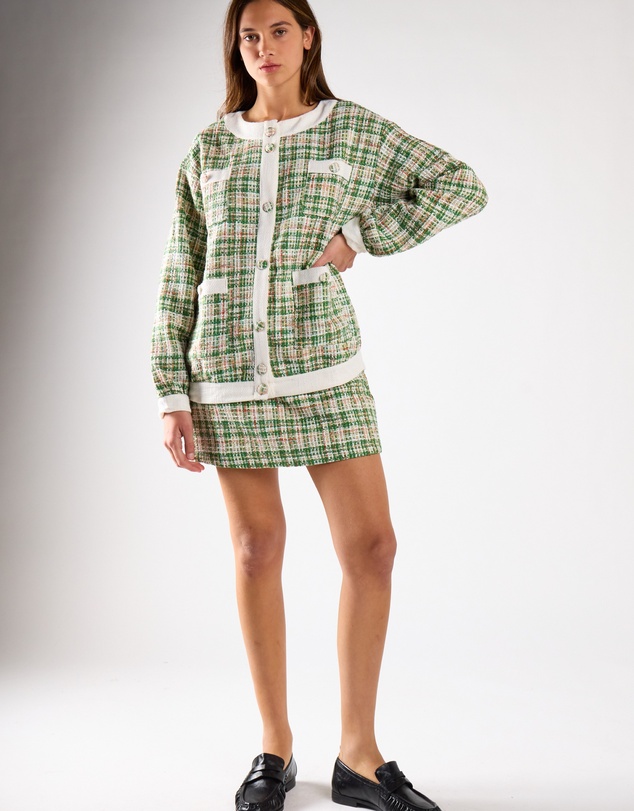 Glamorous - Button-Front Long Sleeve-Jacket