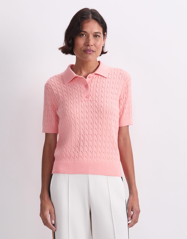 Sportscraft - Chiffon Cotton Cable Polo