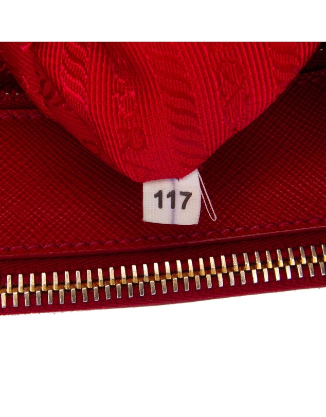 Pre-Loved by Azura Reborn - Pre-Loved Large Saffiano Lux Galleria Double Zip Satchel