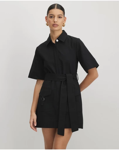 AERE - Aspen Organic Cotton Mini Dress