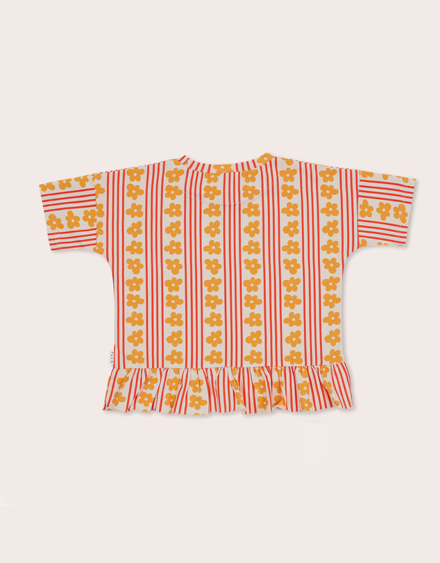 Olive & The Captain - Floretta Boxy Frill Tee