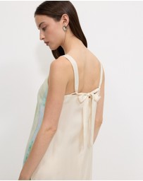 Calli - Stripe Column Maxi Dress