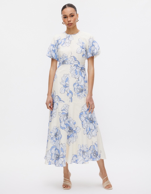 Minima Esenciales - Paityn Rosa Linen Maxi Dress