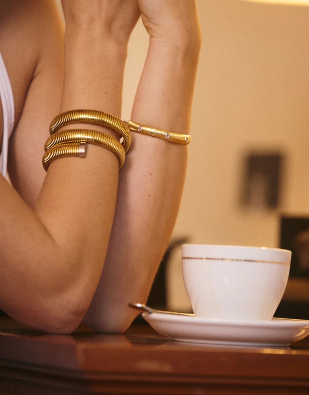 Luv Aj - The Georgia Ridged Bangle