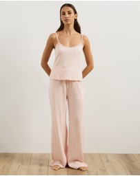 Atmos&Here - Melody Pointelle Cami & Pants Pyjama Set