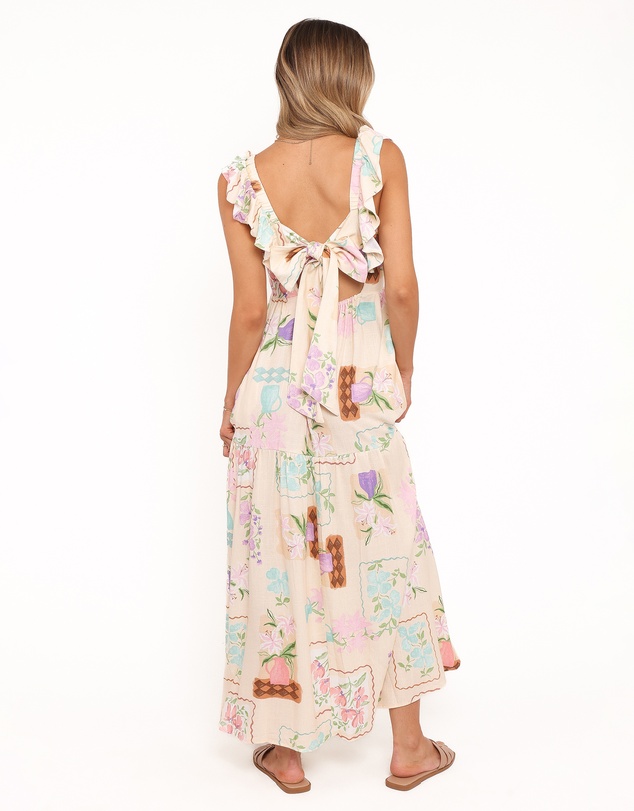 Petal & Pup - Brandi Maxi Dress - Lilac Floral