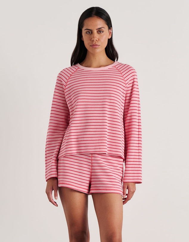 Jag - Milly Waffle Long Sleeve Tee