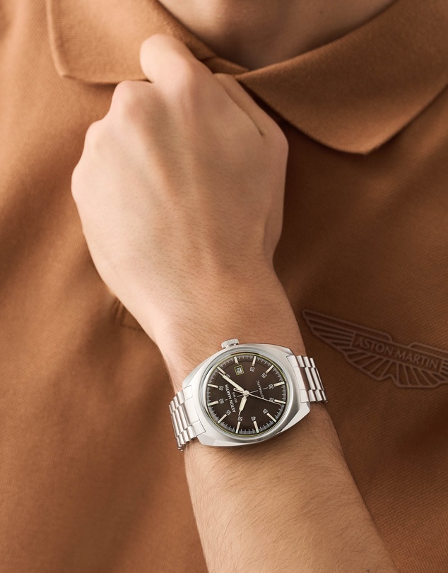 Aston Martin - TS2 Automatic Light Brown Stainless Steel Bracelet Watch