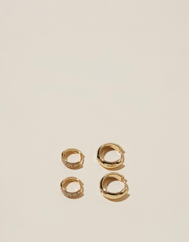 Rubi - 2Pk Mid Earring