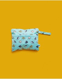 itti bitti - Small Double Pocket Wetbag Pack - Bubbles