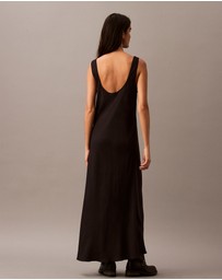 Calvin Klein - Twill Midi Slip Dress