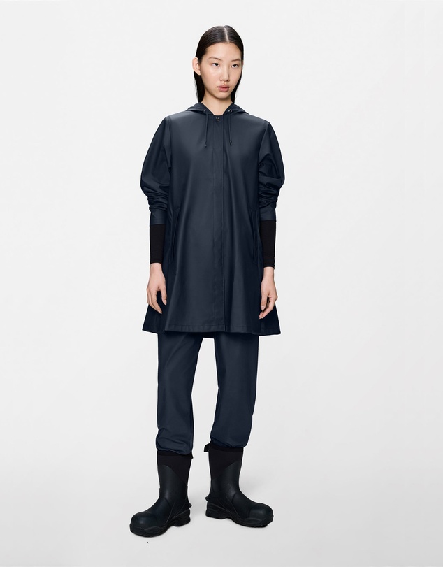 RAINS - A-Line Women's Jacket Navy