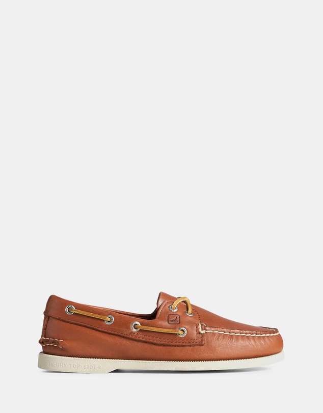 Sperry - Authentic Original 2-Eye Wide Leather Shoes - Men's
