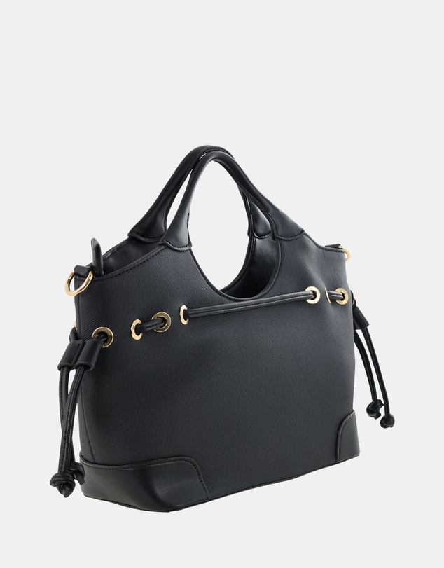 Milleni - Milleni Vegan Leather Trim Tote Bag