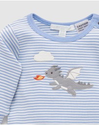 Purebaby - Applique Bodysuit -Kids-Babies