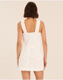 AERE - Bella Broderie Mini Dress