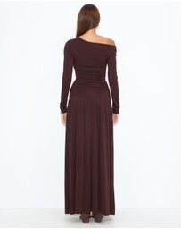 Dazie - She's All That LS Jersey Maxi Dress
