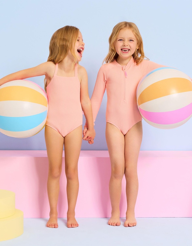Seafolly - Textured Gathered Paddlesuit - Kids