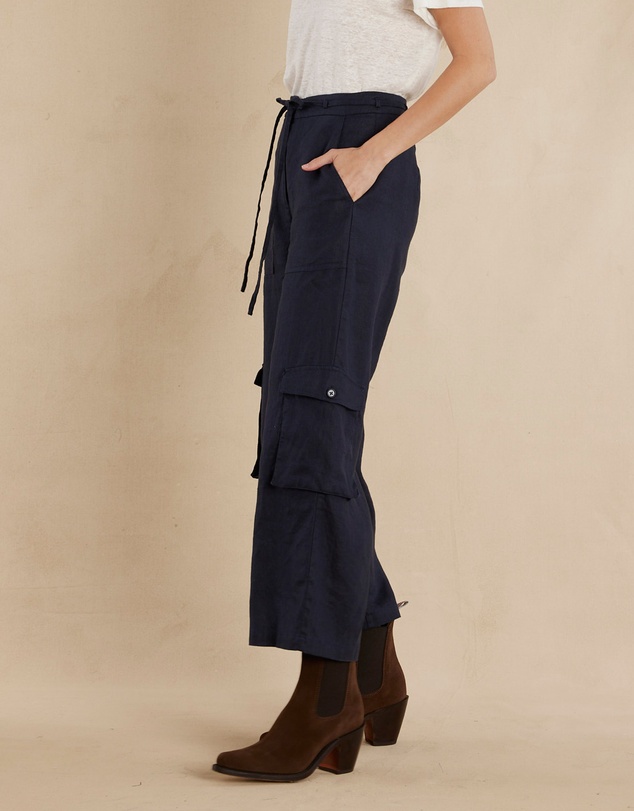 Amelius - Ciel Linen Cargo Pant