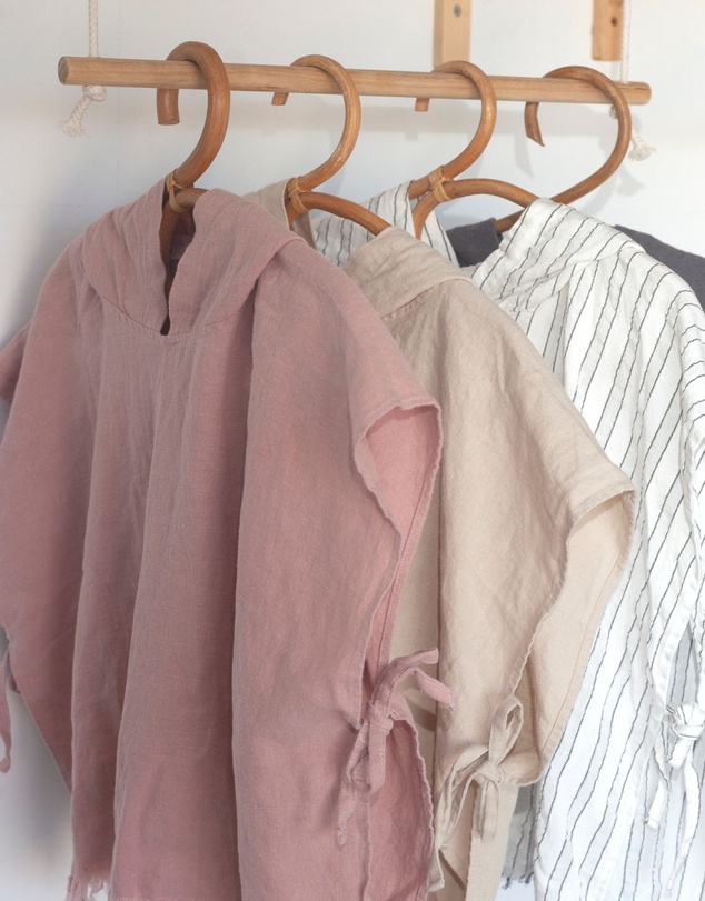 Anchor & Arrow - Linen Hooded Poncho Towel