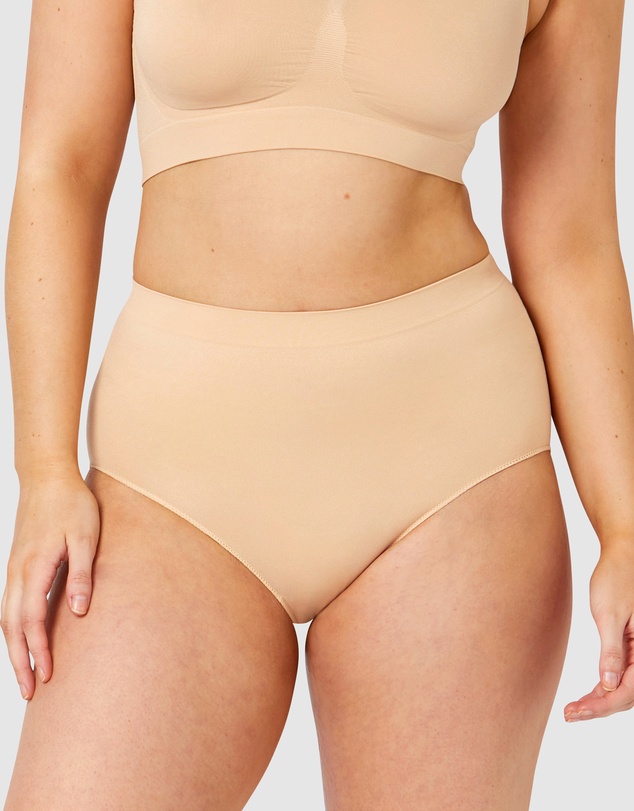 Ambra - 4 Pack Bare Essentials Recycled Nylon Full Brief