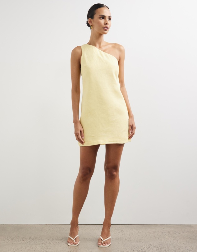 Revibe - Repaired Lover Alora One Shoulder Mini Dress - AU 12
