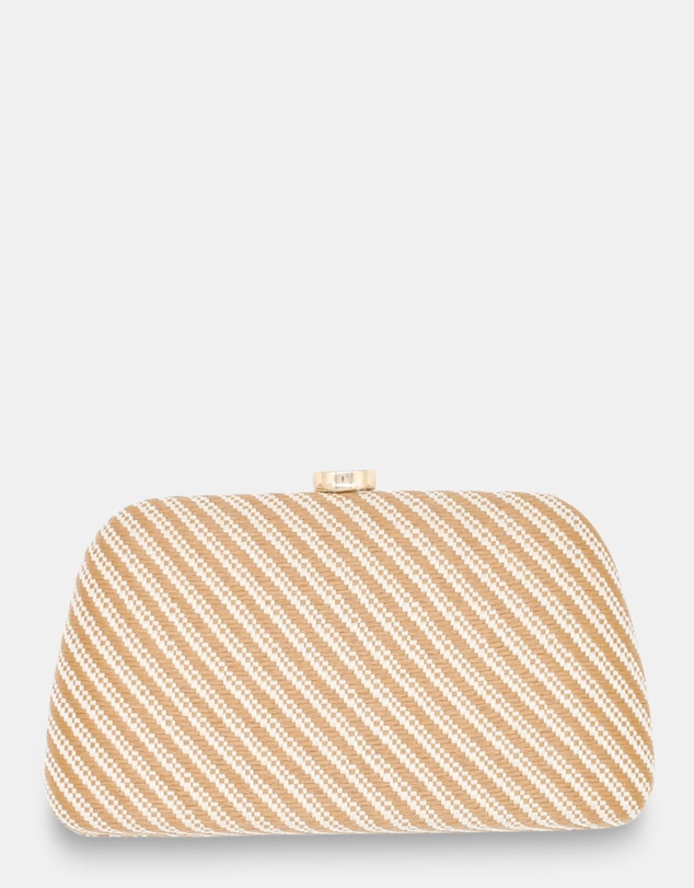 Morgan & Taylor - Brooke Clutch in Beige