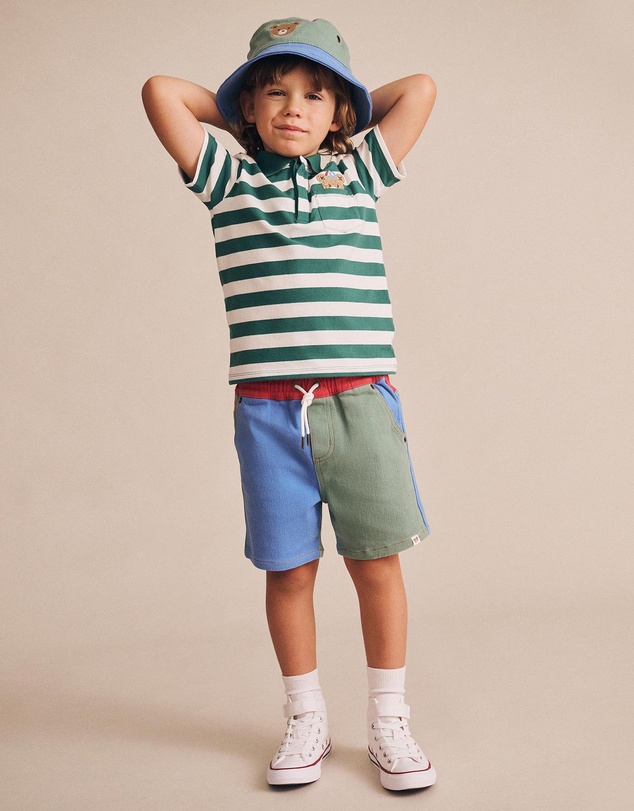 Huxbaby - Peekaboo Hux Polo Tee - Babies-Kids