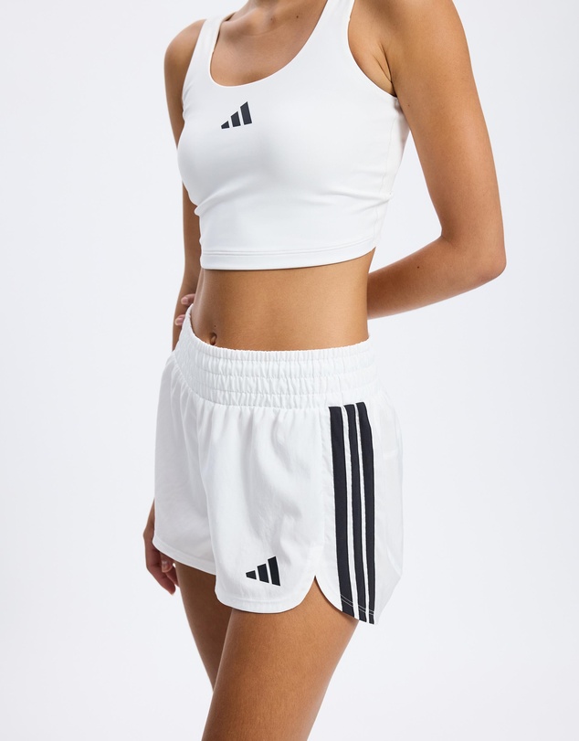 adidas Performance - Pacer Workout Woven High Rise 3 Inch Shorts