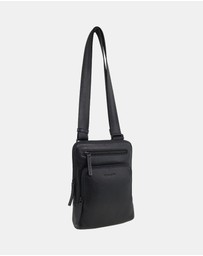 Pierre Cardin - Pierre Cardin Men's Leather Casual Crossbody Bag