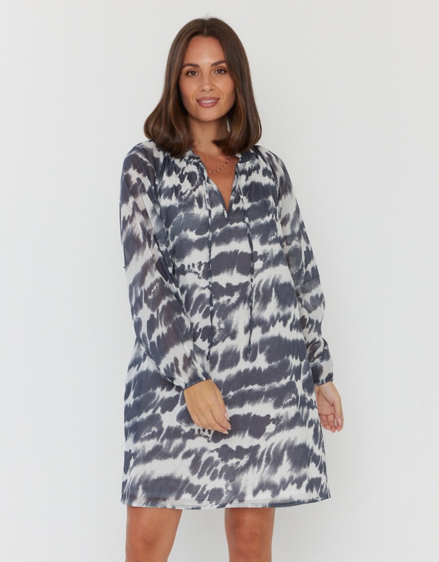 ALEXANDRA - Tobias Dress Navy Blur