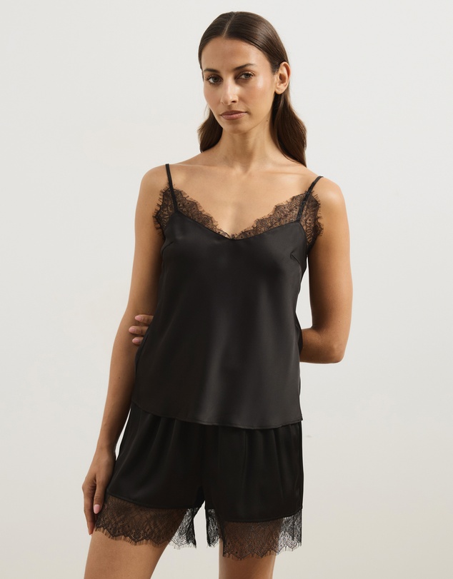 Atmos&Here - Pearl Cami & Shorts Lace Trim Sleep Set