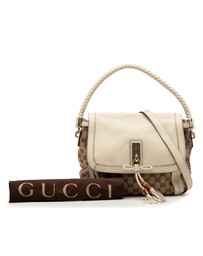 Pre-Loved by Azura Reborn - Pre-Loved GG Canvas Bella Flap Satchel