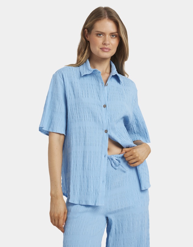 Billabong - Womens Laura Oversized Short Sleeve Shirt