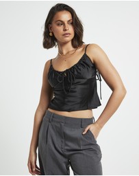 Alice In The Eve - Ruby Romantic Slip Top