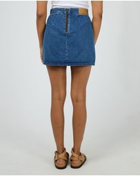 All About Eve - Becca Skirt Heritage Blue
