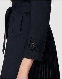 Sandro - Navy Trench Coat