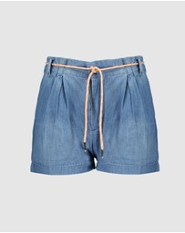 NONO - Sally Soft Denim Shorts - Kids-Teens